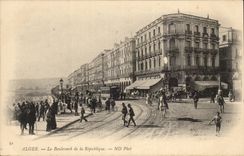 Prachtstrasse Algerien-Algiers CPA der Republik