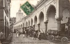 Moschee Algerien-Algiers CPA der Alstrasse der Marine