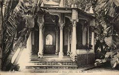 Gaumen Algerien-Algiers CPA Mustapha des Sommers den der Kiosk festmachen