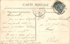 Algerien Algiers CPA der Garten Marengo