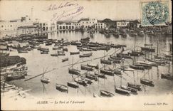 Algerien Algiers CPA der Hafen von Admiralitat