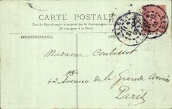 Moschee Algerien-Algiers CPA Djedid und Konsulats- Gaumen