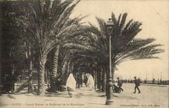 Allgemeiner Garten Algerien-CPA Algiers Bresson und Prachtstrasse der Republik