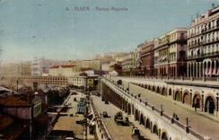 Algerien Algiers CPA kriecht Magenta