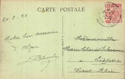 Algerien Algiers CPA der Gaumen des Winters und der Kathedrale