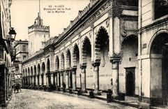 Moschee Algerien-Algiers CPA der Strasse der Marine