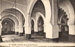 Algerien Innenalgiers CPA von der grossen Moschee
