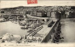 Algerien Algiers CPA gesehen von Admiralitat