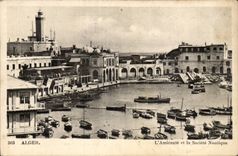 Algerien Algiers CPA Admiralitat und die Seefirma