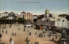 Algerien Algiers CPA der Ort der Regierung