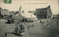 Algerien Algiers CPA die Moschee und der Konsulats- Gaumen