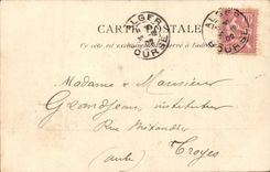 Algerien-Perspektive Algiers CPA der Prachtstrassen