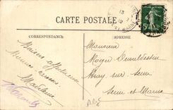 Algerien Algiers CPA die Gasse von Dracenas (Garten des Tests)