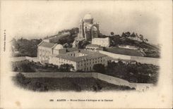 Algerien Algiers CPA Notre Dame von Afrika und von CArmel