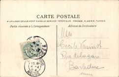 Palmen Algerien-Algiers CPA der Regentschaft