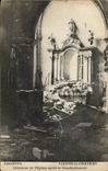 Vienna the Castle - Argonne - Interior of the Church after the Bombardment - CPA