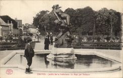 Troyes CPA the abduction by Suchetet public garden of the Prefecture