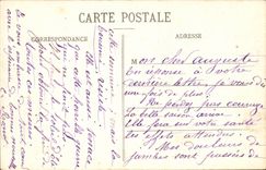 Troyes CPA Entering of the old pension Large St Bernard Nouvelle barracks