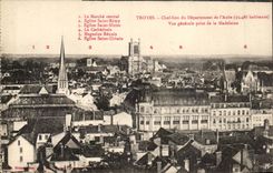 TRoyes CPA place Chief of the department of the paddle View taken of the Madeleine