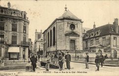 TRoyes CPA Bridge and street of the ISCED Hotel God