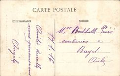 TRoyes CPA Monument of the children of the paddle