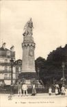TRoyes CPA Monument of the children of the paddle