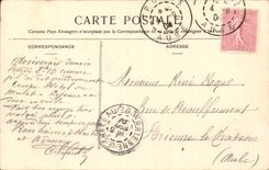 TRoyes CPA Monument of the children of the paddle