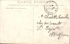 TRoyes CPA Monument of the children of the paddle