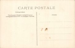 TRoyes CPA Train station and the monument of the children of the Paddle