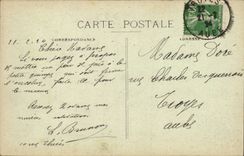 TRoyes CPA Church Statue of Saint Agnes