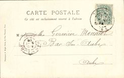 TRoyes CPA Interieur of the church Saint Pantaleon Groups Saint Crepin and holy Crepinien