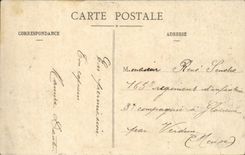 TRoyes CPA Monument of the children of the paddle