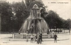 TRoyes CPA the Argence fountain