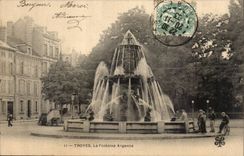 TRoyes CPA the Argence fountain