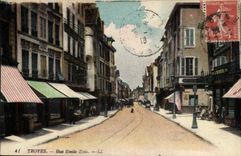 Troyes CPA Street Emile Zola