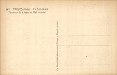 TRoyes CPA the Portour cathedral of the choeuer and side aisle