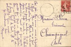 Troyes CPA Eglise Saint Jean Christ returned has her mother