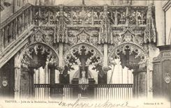 Troyes CPA Jube of the church of the Madeleine Interior