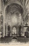 Interior Troyes CPA of the church Saint Nicolas
