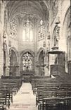 Interior Troyes CPA of the church Saint Nicolas