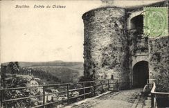 Belgie Belgium CPA Bubble Entrance of the castle