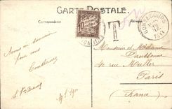 Belgie Belgium CPA Interior Bonsecours of the church