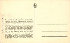 Belgie Belgique CPA Waterloo Vue interieure d'Hougoumont La chapelle et le puits aux cadavres