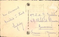 Belgie Belgien CPA Luttich Prachtstrasse von SAuveniere und von Anblick auf Str Martin