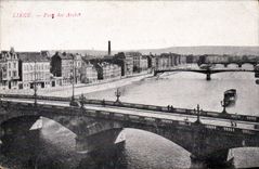 Belgie Belgium CPA Liege Bridge of the arches