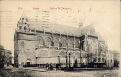 Belgie Belgium CPA Liege Church St Jacques