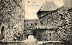 Belgie Belgium CPA Interior Bubble of the castle Armchair of Godefroid