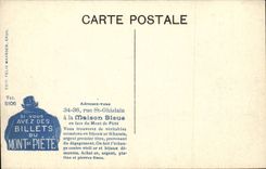 Belgie Belgium CPA Ghent Castle of the Counts Plateforme of the keep + pub Tickets of the Mount of Pietie