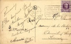 CPA Belgium Ghent Panorama of the quay to Grasses