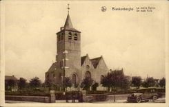 CPA Belgium Blankenberghe the old church